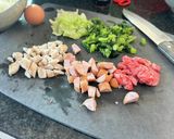 すき焼き風チャーハン作り方2写真