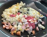 すき焼き風チャーハン作り方3写真