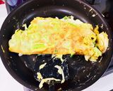 新玉ねぎで簡単ふわふわお好み焼き風作り方5写真