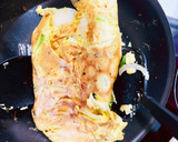 新玉ねぎで簡単ふわふわお好み焼き風作り方6写真