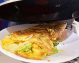 新玉ねぎで簡単ふわふわお好み焼き風作り方7写真