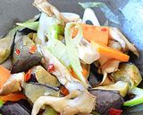 野菜と鶏むね肉のオイスターソース炒め♪作り方7写真