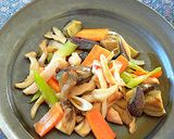 野菜と鶏むね肉のオイスターソース炒め♪作り方10写真