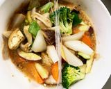 簡単きな粉トマト味ツナ根菜茄子野菜炒め作り方15写真