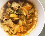 簡単きな粉トマト味ツナ根菜茄子野菜炒め作り方18写真