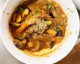 簡単きな粉トマト味ツナ根菜茄子野菜炒め作り方21写真