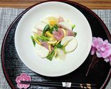 ヨウサマの減塩かぶと生ハムのレモンマリネ作り方5写真