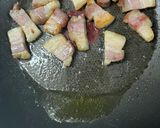 自家製パンチェッタのシンプルグリーチャ作り方1写真
