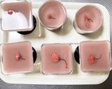 桜といちごとあんこ　春のお花見3層ゼリー作り方11写真