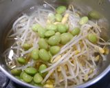 簡単！もやし枝豆のお味噌汁作り方2写真