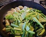 ☆焼き蒸しサラダ//葉野菜なんでも!!!作り方4写真