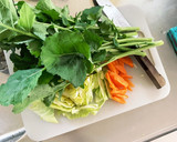 たっぷり野菜さっぱり洋風すき焼風焼うどん作り方2写真
