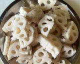 れんこんのきんぴら作り方1写真