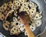 れんこんのきんぴら作り方4写真