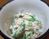 スナップえんどうの胡麻味噌シーチキン作り方6写真