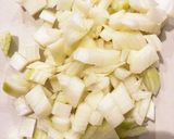 ひき肉で⭐︎野菜たっぷりミネストローネ作り方1写真