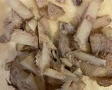 ハムとじゃがとほうれん草のペペロンチーノ作り方5写真