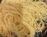 ハムとじゃがとほうれん草のペペロンチーノ作り方11写真