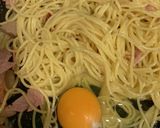 ハムとじゃがとほうれん草のペペロンチーノ作り方14写真