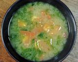 トマトとアオサの味噌汁作り方4写真
