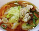 鶏ねぎうどん。作り方10写真