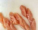サラダ油1cm＊ザクザク！ささみから揚げ作り方1写真