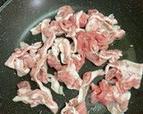 つるんつるん＊豚こまと青梗菜の塩炒め作り方3写真