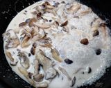 超簡単！鮭ときのこのクリームパスタ！作り方7写真
