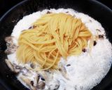 超簡単！鮭ときのこのクリームパスタ！作り方8写真