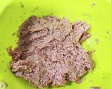 茄子の挟みハンバーグチリソースがけ作り方3写真