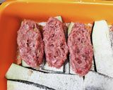 茄子の挟みハンバーグチリソースがけ作り方5写真
