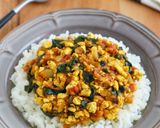 ヘルシー♡豆腐とほうれん草のキーマカレー作り方8写真