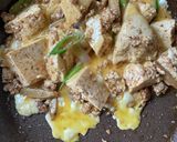ゴボウと豆腐のチャンプルー作り方3写真