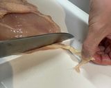しっとり鶏胸肉のオーロラソース和え作り方1写真