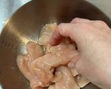 しっとり鶏胸肉のオーロラソース和え作り方3写真