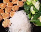 ふわふわ簡単。豚つくねのすき焼風丼作り方9写真