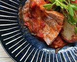 豚バラのトマト煮込みバスク風作り方12写真