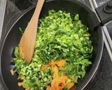 簡単離乳食☆納豆と小松菜の卵炒め作り方3写真