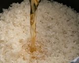 アスパラだしバターの混ぜご飯作り方2写真