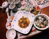 豚もも肉とタケノコと枝豆を焼肉のタレで！作り方3写真