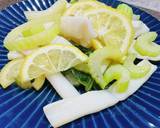 釣ってきたヤリイカとセロリとレモンの炒め作り方9写真