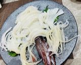 釣ってきたヤリイカでアートっぽく作り方5写真