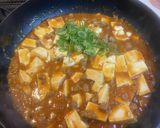 謎肉放題で謎肉だらけの3分調理麻婆豆腐作り方9写真