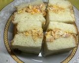 シーチキンと玉子の分厚いサンドイッチ作り方7写真