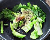 子持ち高菜のいしるバター炒め作り方6写真