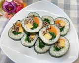 藤枝特産しいたけ入りキンパ作り方8写真