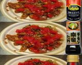 美味ドレ南蛮トマトチーズナンプラルーロー作り方1写真