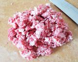 肉感バッチリ！【牛こまハンバーグ】作り方3写真