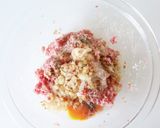 肉感バッチリ！【牛こまハンバーグ】作り方4写真