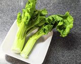 子持ち高菜のいしるバター炒め作り方1写真